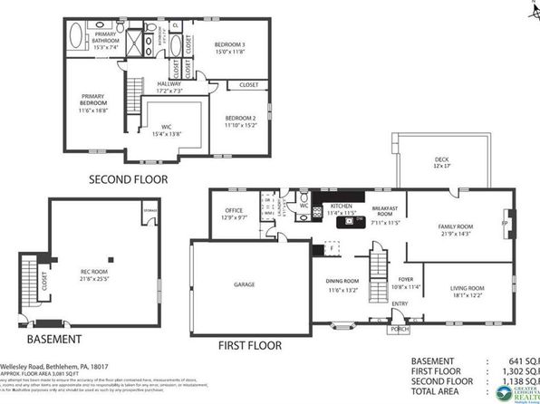 4184 Wellesley Rd, Bethlehem, PA 18017