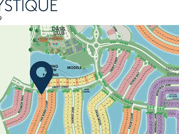 Location of this home within Del Webb Naples