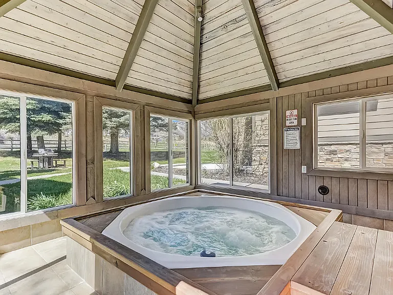 Community Hot Tub Steps From Front Door