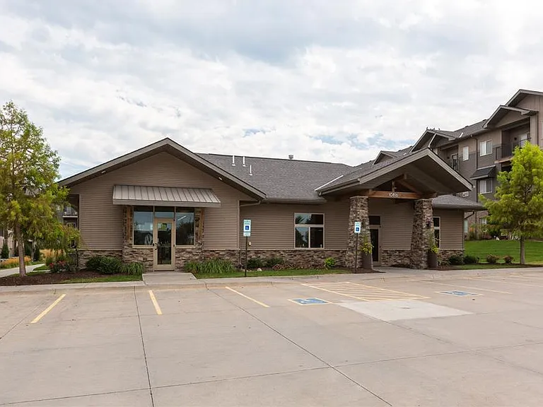 Front exterior of clubhouse at Avenue 204.