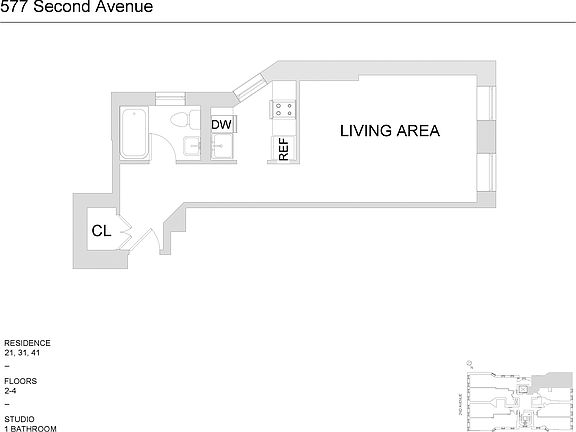2nd image of 577 2nd Ave APT 21