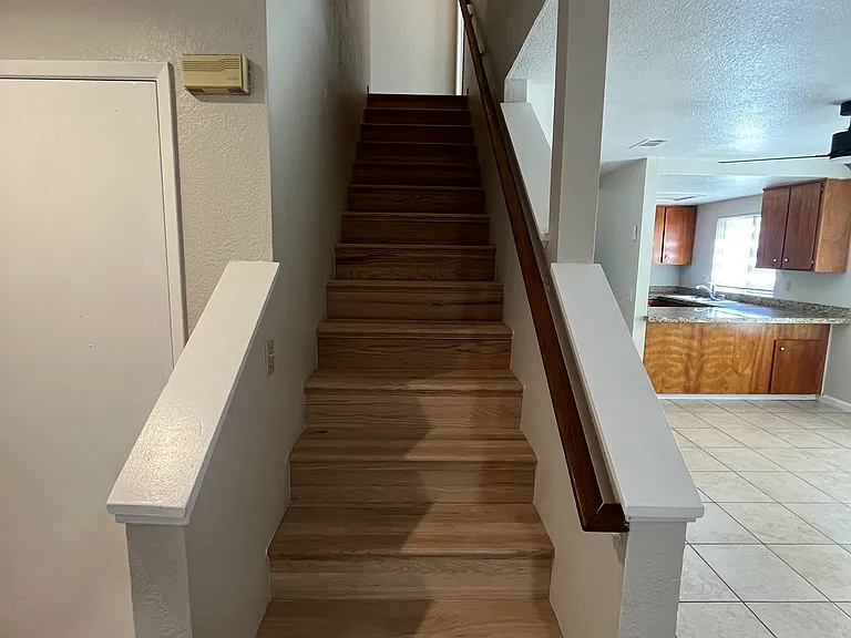 Stairs to Upstairs 3 Rooms and 2 Full Bathrooms