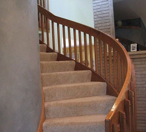 Custom Curved Staircase