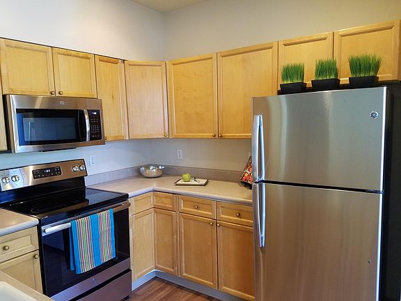 Kitchen with New Stainless Steel Appliances