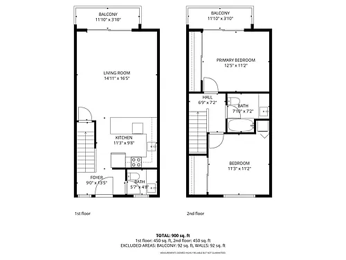 Floor plan Townhomes