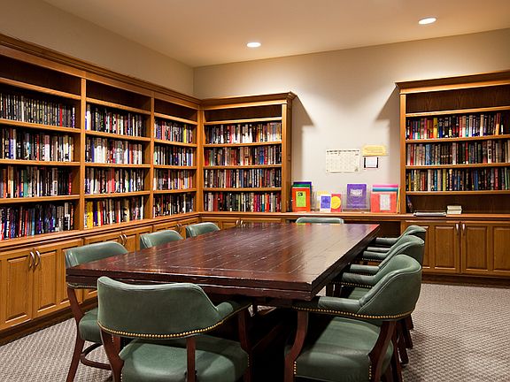 Montclare's library is a reader's haven. Take a break from your phone, laptop and tv to read, relax, refresh your mind.