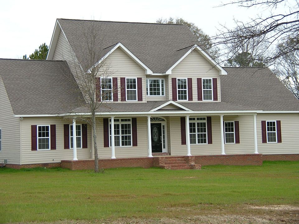 Front View With Covered Porch