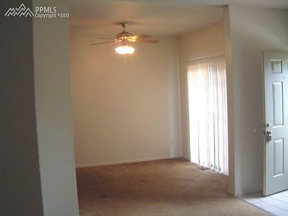 dining area with walk out