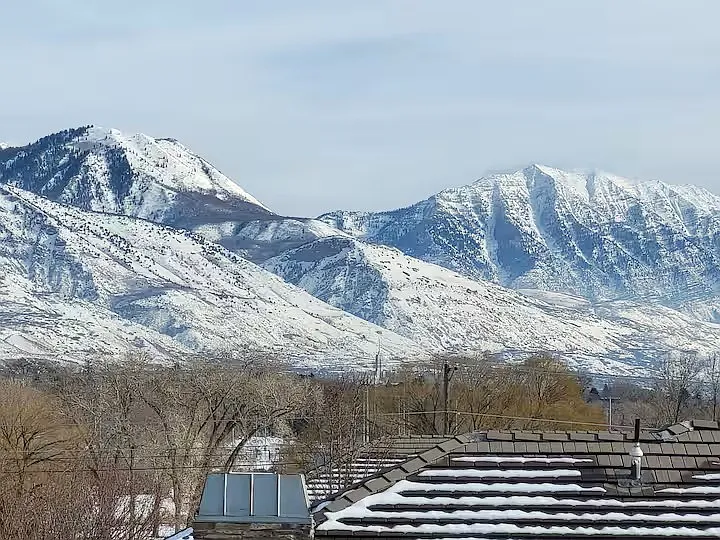 Beautiful view from the private patio