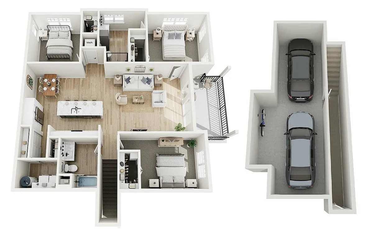Floor plan 3B