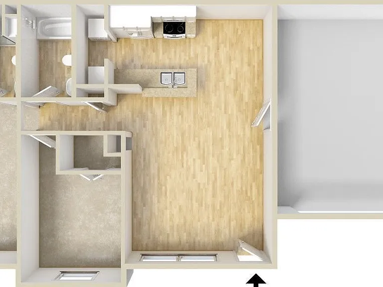Braunfels Place - D - 2 Beds - 2 Baths - 1052 Sq. ft.