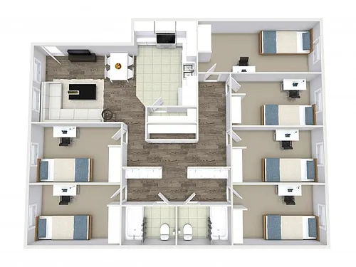 Floor plan Standard (Men)