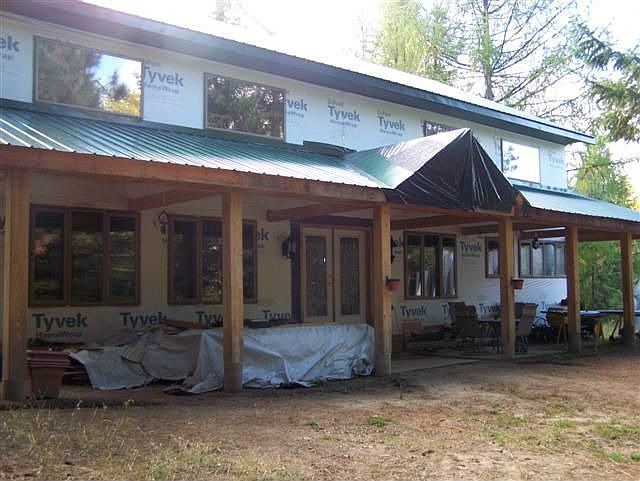 front under construction