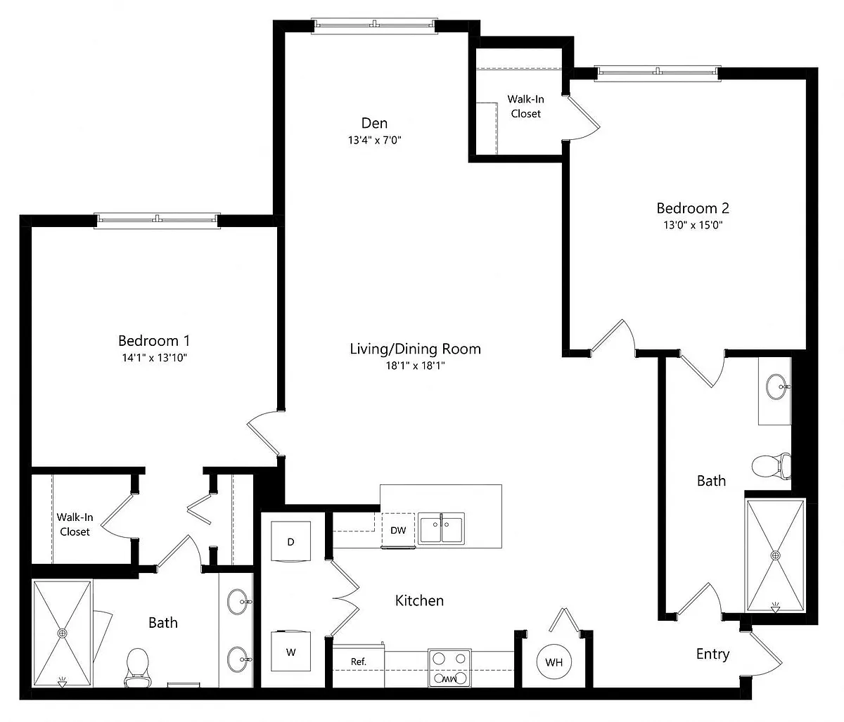 Floor plan SALERNO - SOLARIUM