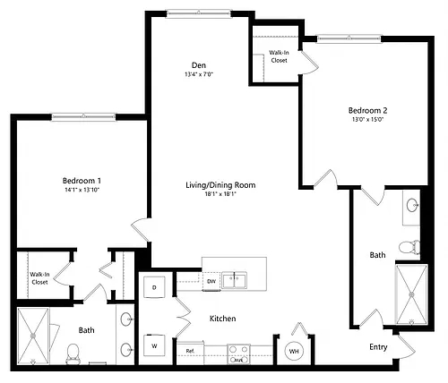 Floor plan SALERNO - SOLARIUM