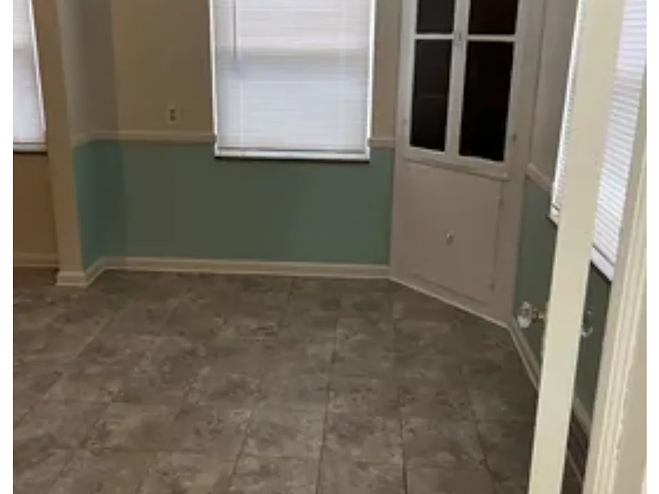 Dining Room with Built-In Cabinet