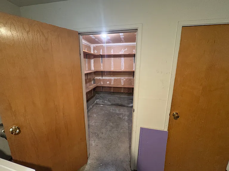Unit 58 has left-side lockable storage closet.