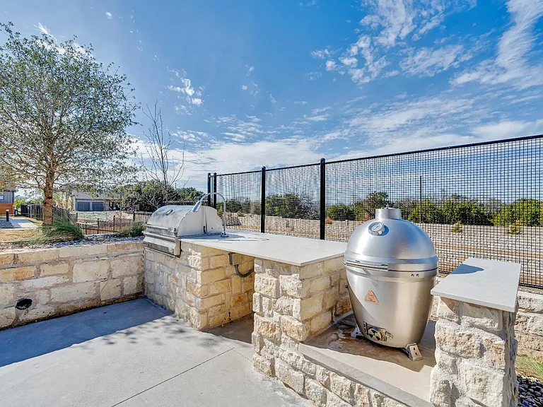 Grilling Station and Green Egg