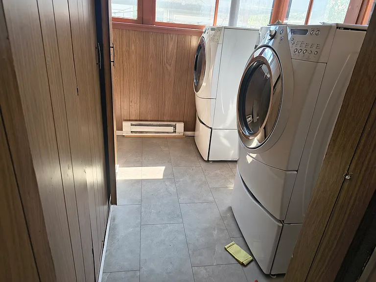 Updated laundry room flooring