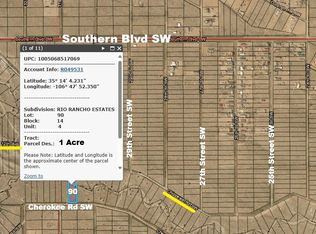 LOT 90 Cherokee Rd SW, Rio Rancho, NM 87124