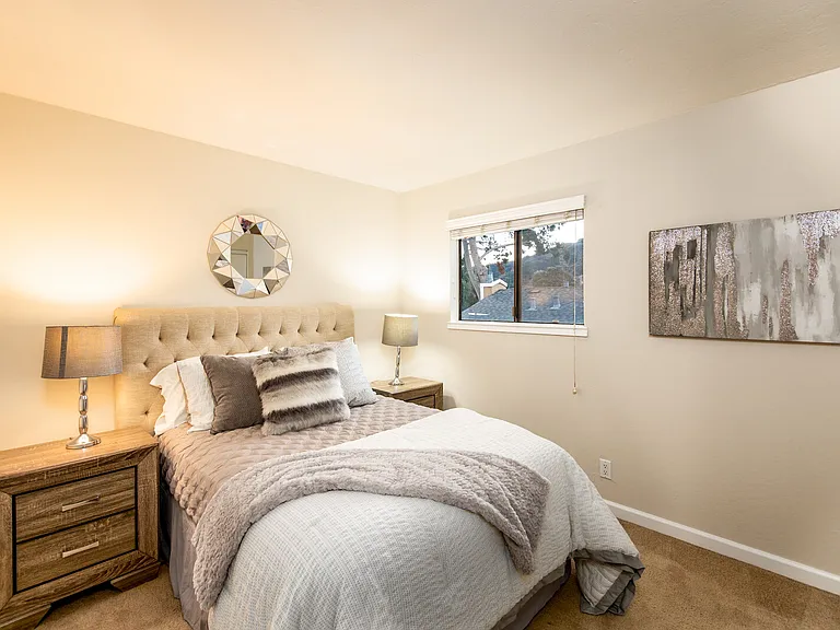 2 Bed / 1.5 Bath - Staged Bedroom