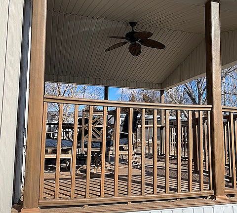 Deck and storage