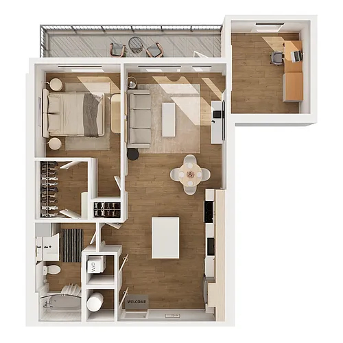 Floor plan A2C.D