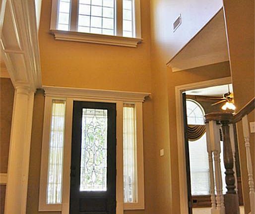 Grand entry way.