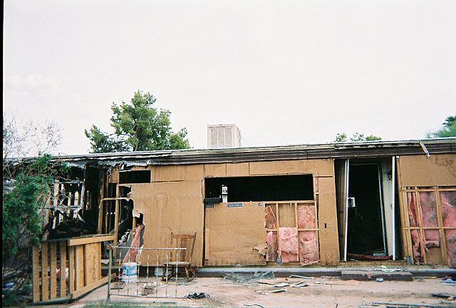 After the fired occured