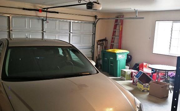 Over sized 2 car garage.