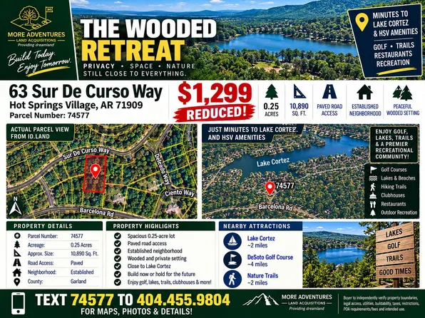 S De Curso Way, Hot Springs Village, AR 71909