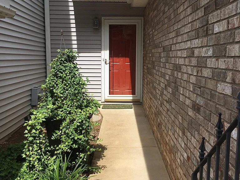 Entry way with Ivy Topiary
