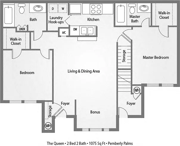 Floor plan The Queen 60%