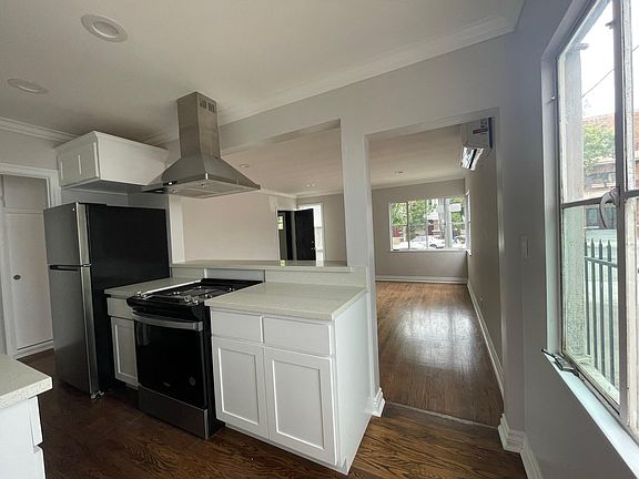 Kitchen with view to livingroom