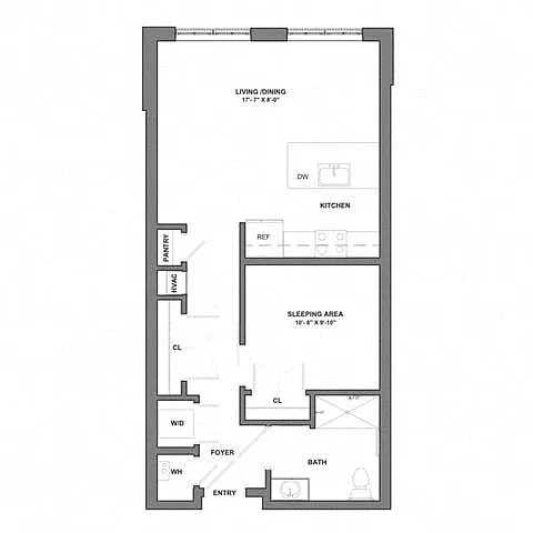Floor plan Studio-S2-1
