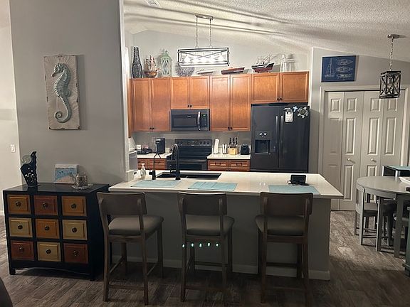 Looking from the Living Room to the Kitchen. Open Concept