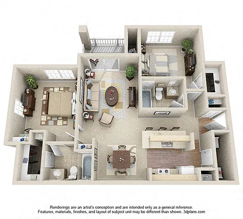 Floor plan The Vail