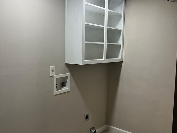 Laundry Room - Lower level. Connections for washer and electric dryer.