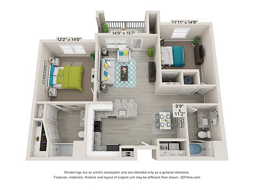 Floor plan Bayou