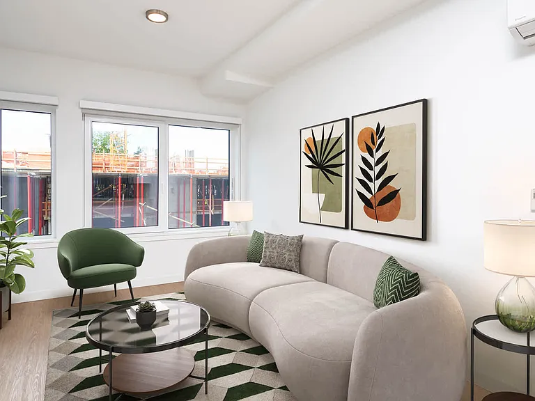 Living Room with Hard Surface Flooring