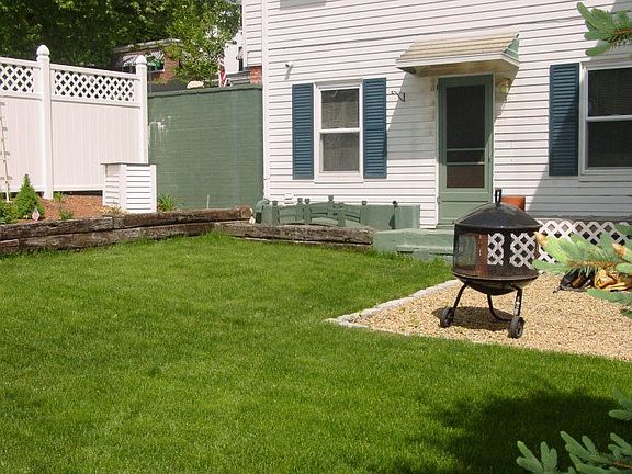 Private back yard