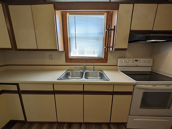 Sink with window above