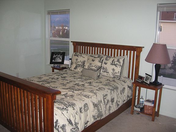 Master bedroom is bigger than appears in this picture.