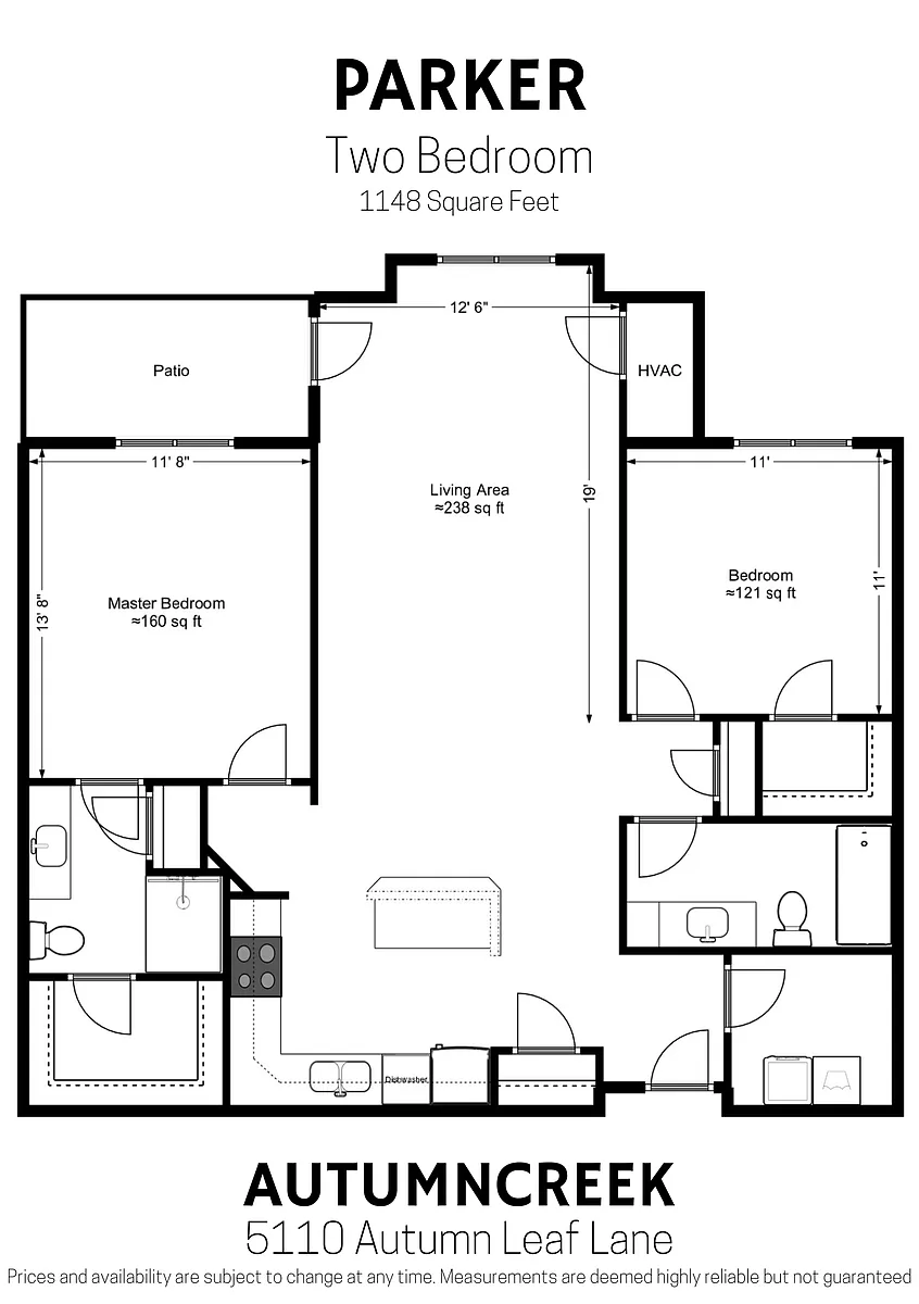 Floor plan Parker