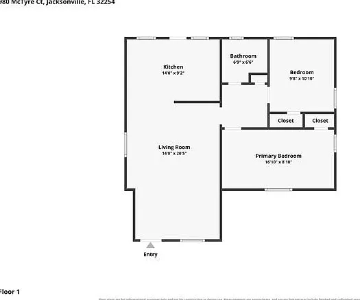 2 bed, 1.0 bath, 895 sqft, $1,175 — Photo 2