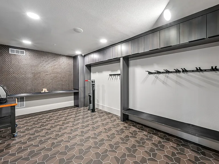 Snowboard, Ski, & Bike Storage & Repair Room