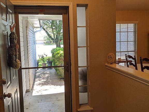 Entry way with door open