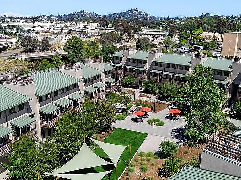 Aerial Courtyard View