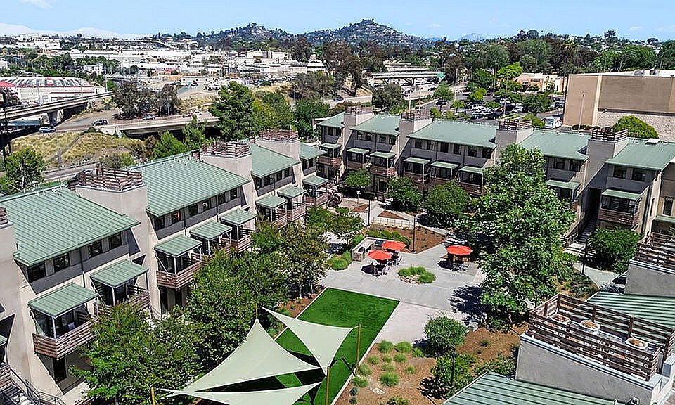 Aerial Courtyard View
