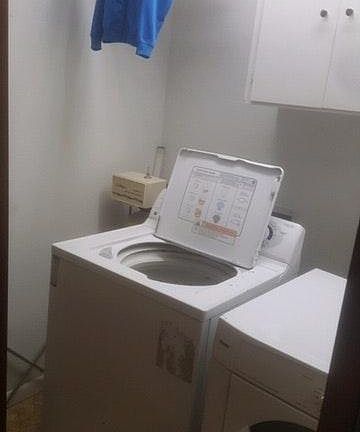 laundry closet- washer/dryer not included